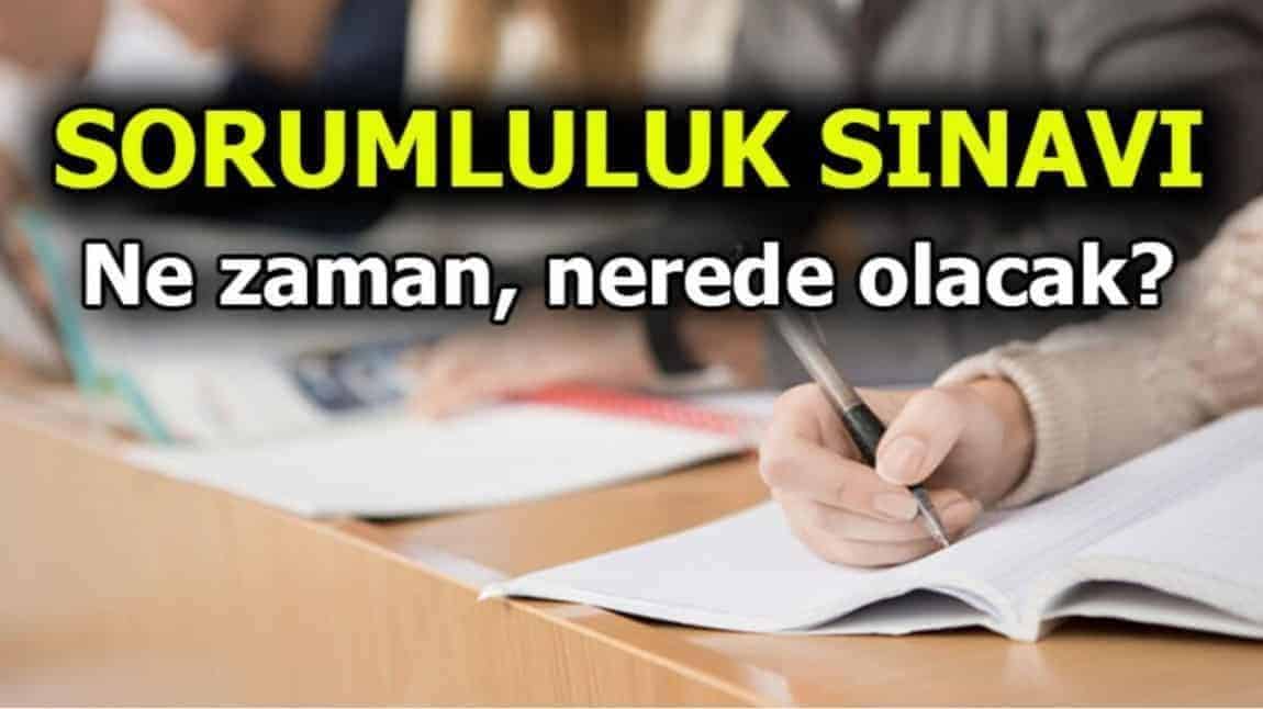 10.Sınıflarımız İçin Önceki Yıllardan Başarısız Olunan Derslerden Şubat Dönemi Sorumluluk Sınavları (13 Şubat 2024)